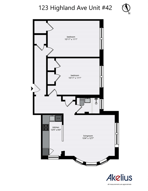 2 bedroom floorplan unit 42